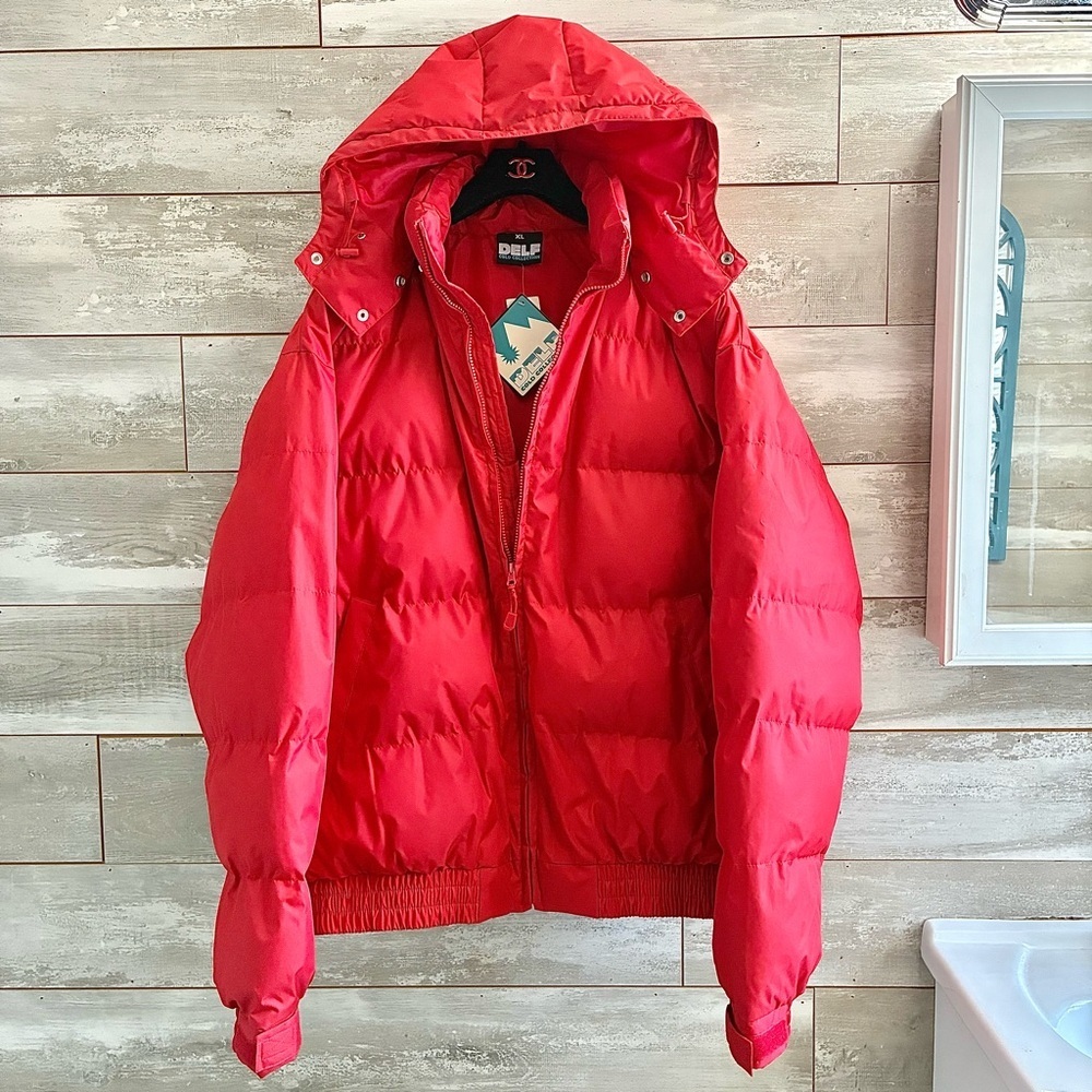 NWT Vintage DELF COLD COLLECTION Puffer Jacket
